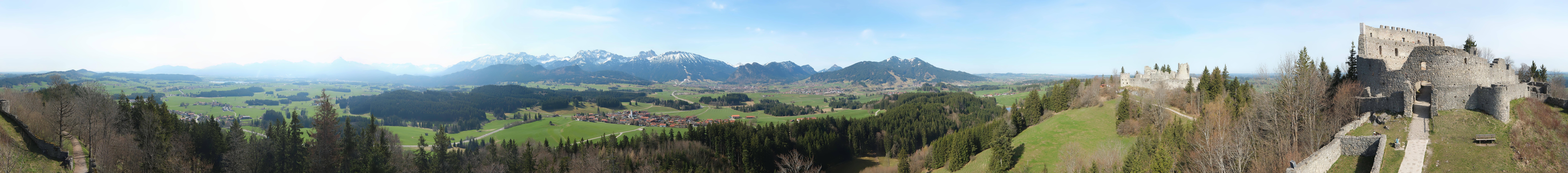 Archived image Webcam View Castle ruins Eisenberg