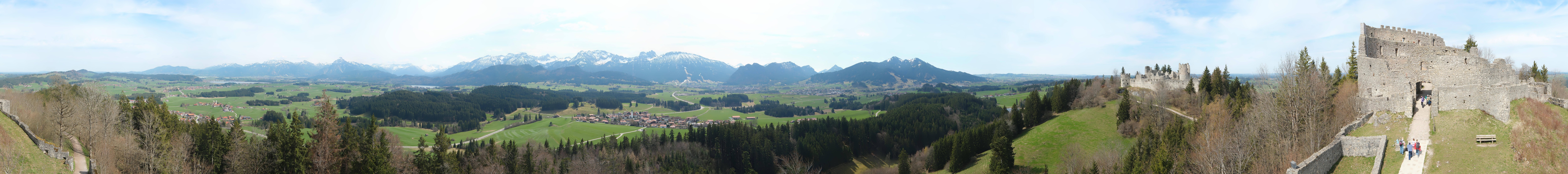 Archived image Webcam View Castle ruins Eisenberg