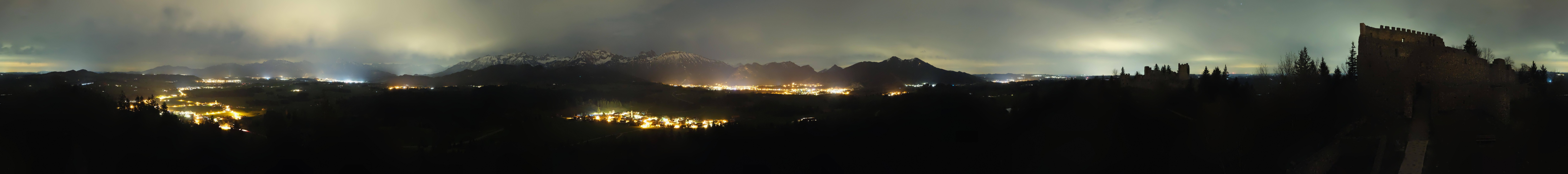 Archived image Webcam View Castle ruins Eisenberg