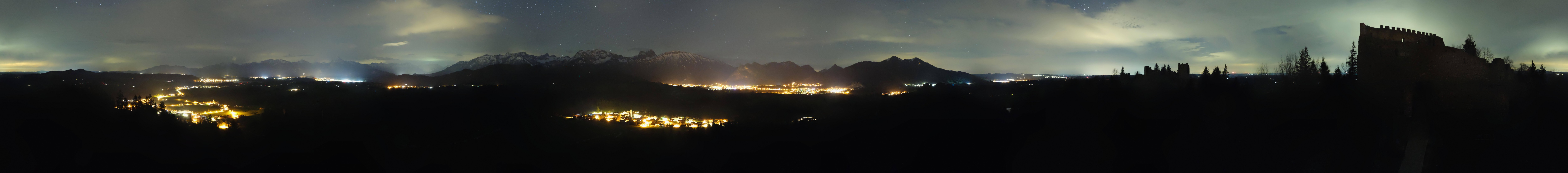 Archived image Webcam View Castle ruins Eisenberg