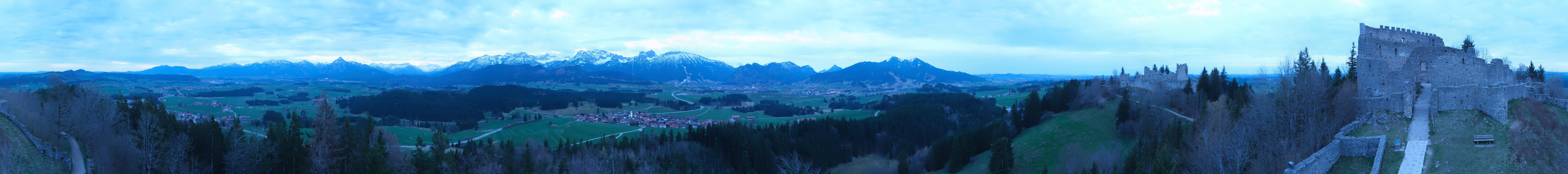 Archived image Webcam View Castle ruins Eisenberg