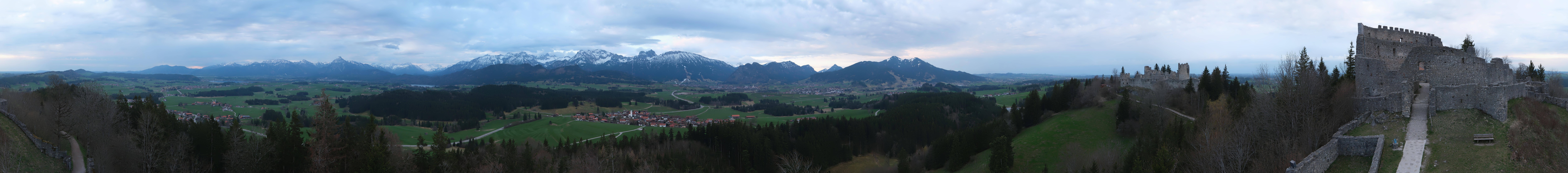 Archived image Webcam View Castle ruins Eisenberg