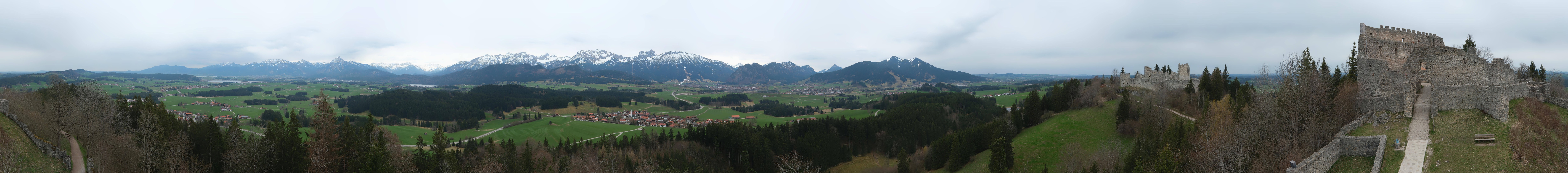 Archived image Webcam View Castle ruins Eisenberg