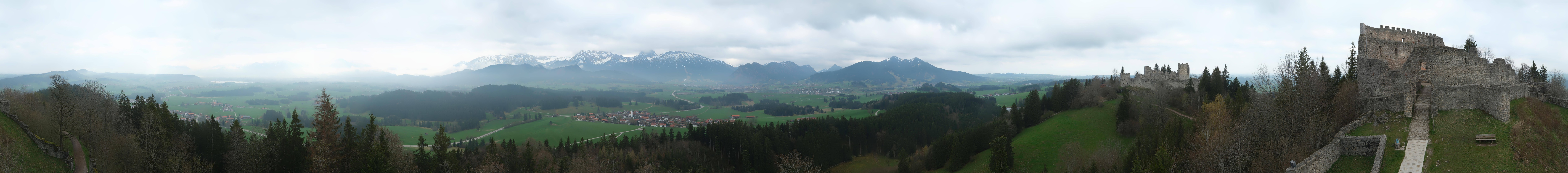 Archiv Foto Webcam Ausblick Burgruine Eisenberg