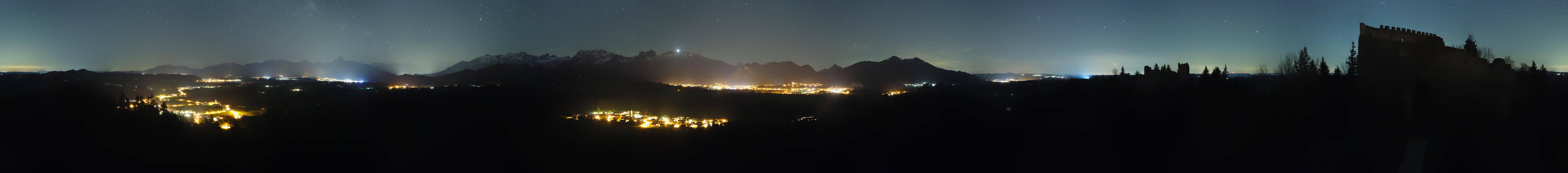 Archiv Foto Webcam Ausblick Burgruine Eisenberg