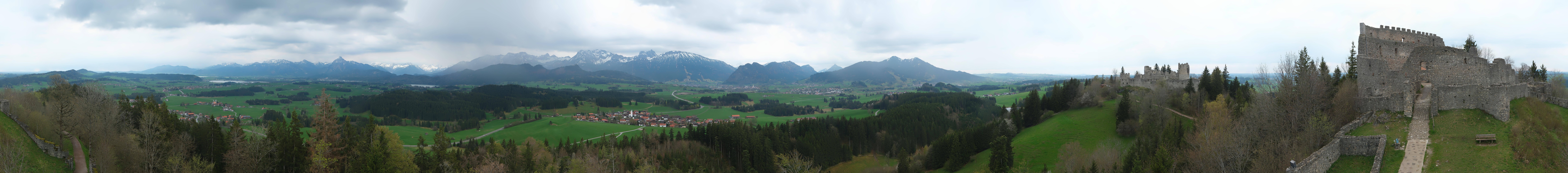Archiv Foto Webcam Ausblick Burgruine Eisenberg