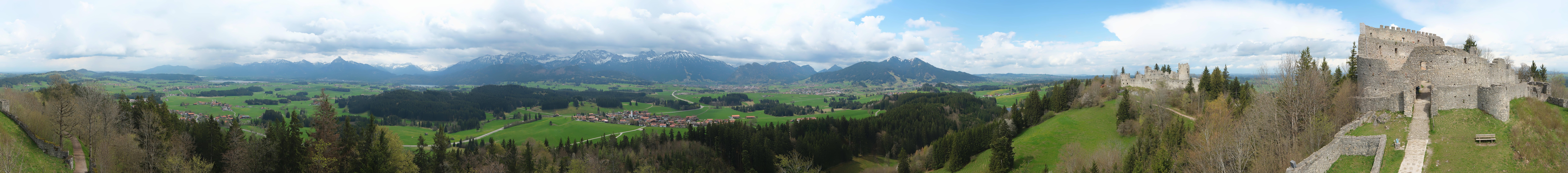 Archiv Foto Webcam Ausblick Burgruine Eisenberg