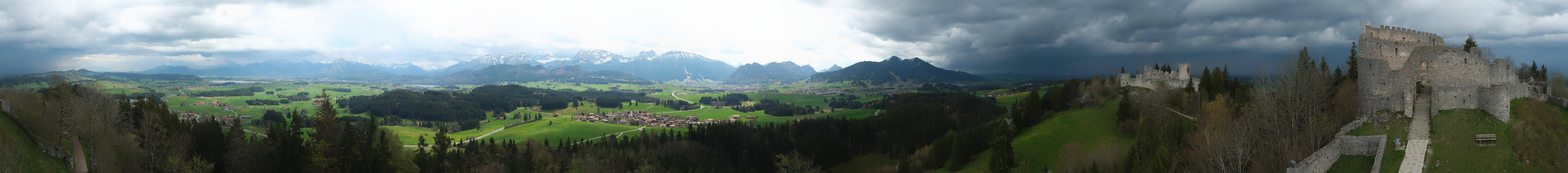Archiv Foto Webcam Ausblick Burgruine Eisenberg