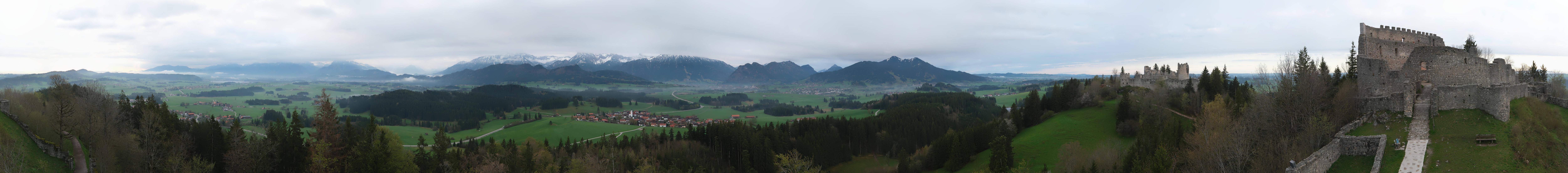 Archived image Webcam View Castle ruins Eisenberg