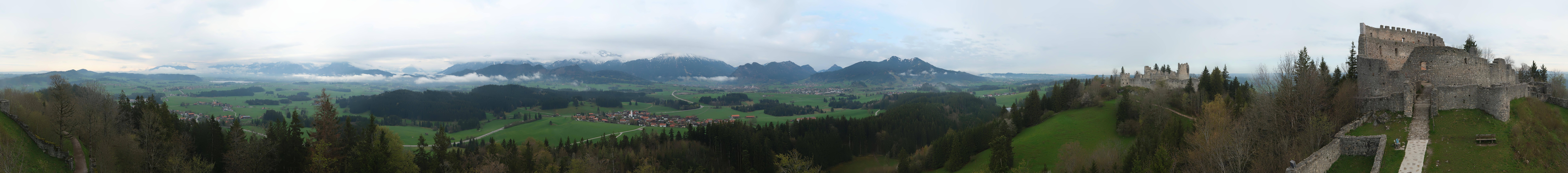 Archived image Webcam View Castle ruins Eisenberg