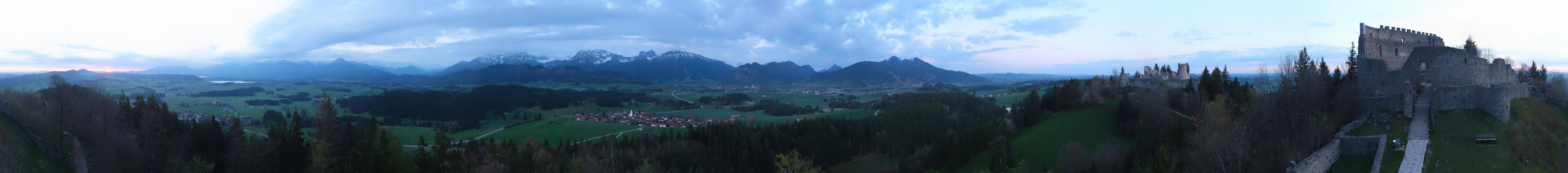 Archiv Foto Webcam Ausblick Burgruine Eisenberg