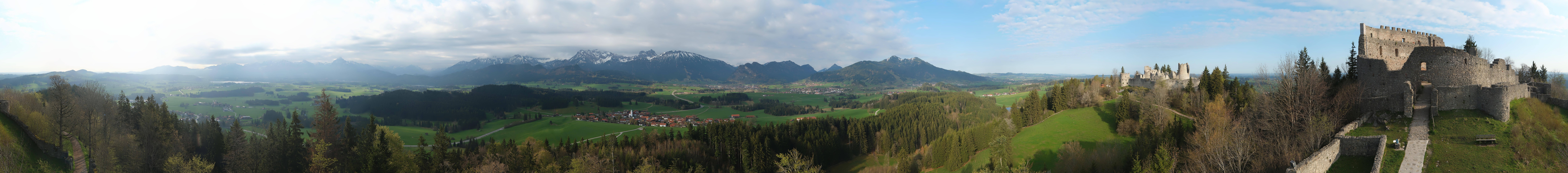Archiv Foto Webcam Ausblick Burgruine Eisenberg