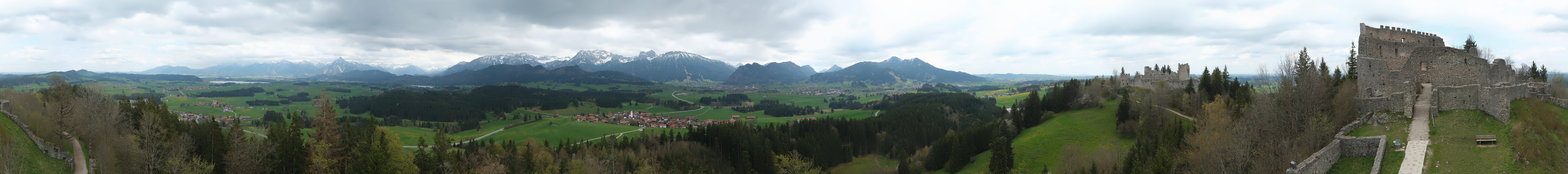 Archiv Foto Webcam Ausblick Burgruine Eisenberg