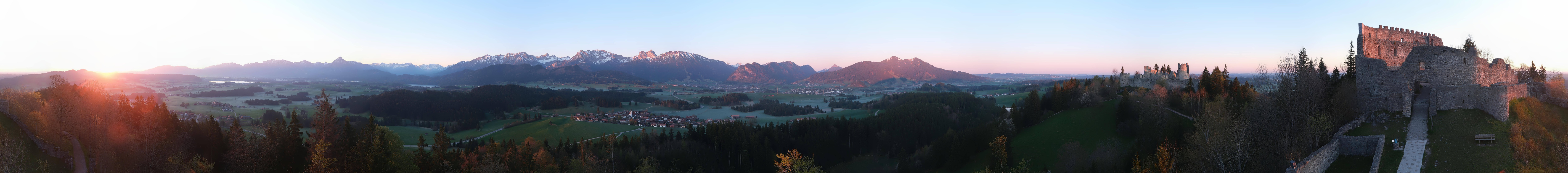 Archived image Webcam View Castle ruins Eisenberg