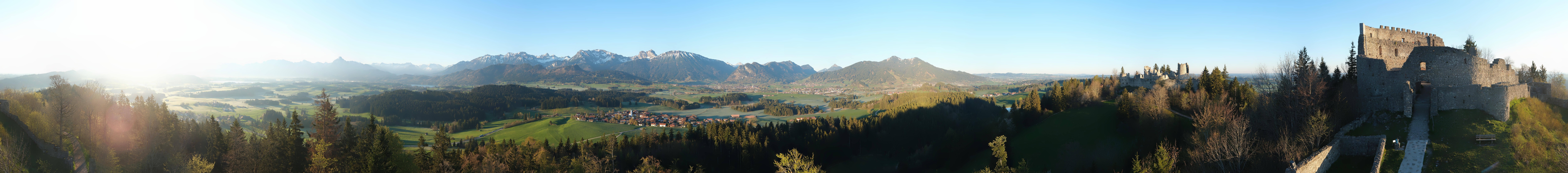 Archived image Webcam View Castle ruins Eisenberg