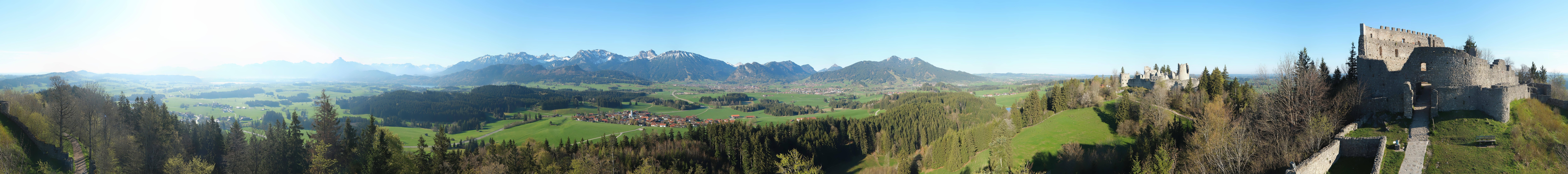 Archived image Webcam View Castle ruins Eisenberg