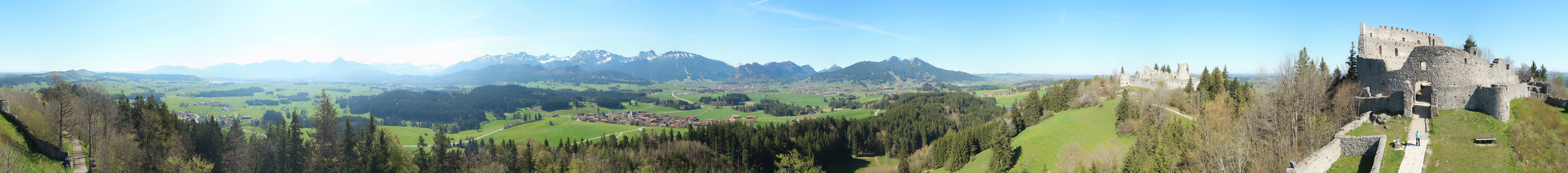 Archived image Webcam View Castle ruins Eisenberg