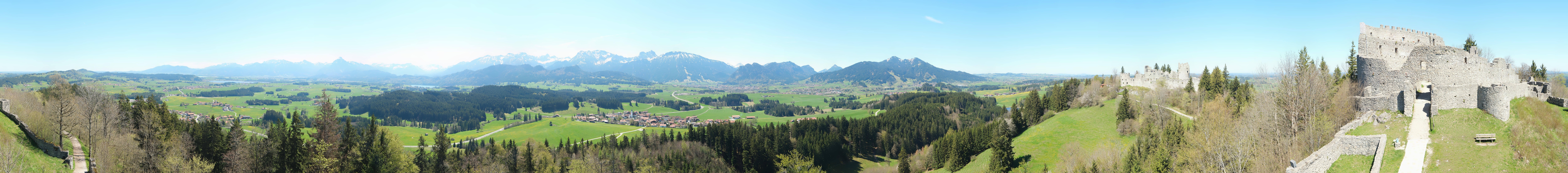 Archiv Foto Webcam Ausblick Burgruine Eisenberg