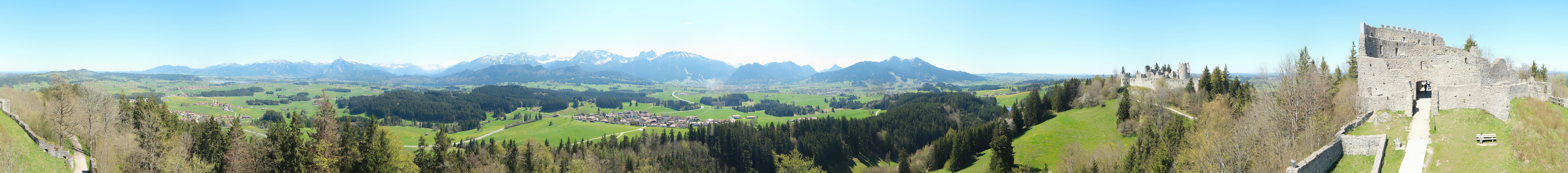 Archiv Foto Webcam Ausblick Burgruine Eisenberg