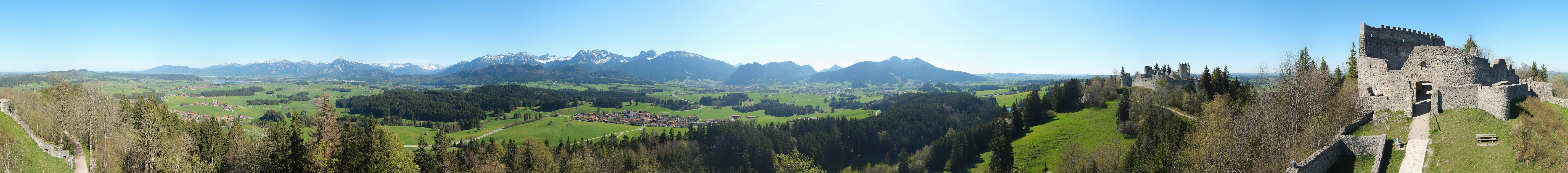 Archiv Foto Webcam Ausblick Burgruine Eisenberg