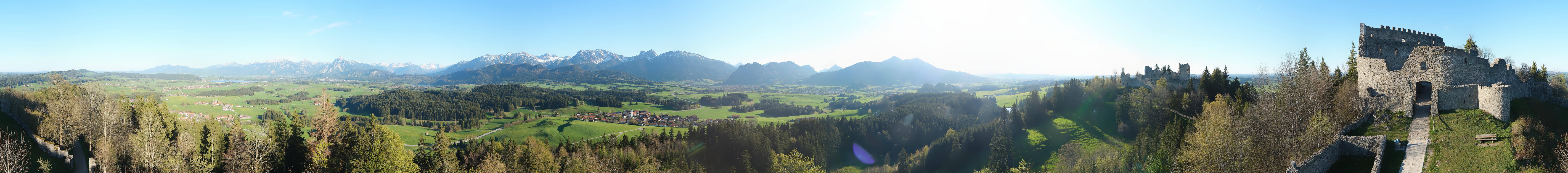 Archiv Foto Webcam Ausblick Burgruine Eisenberg