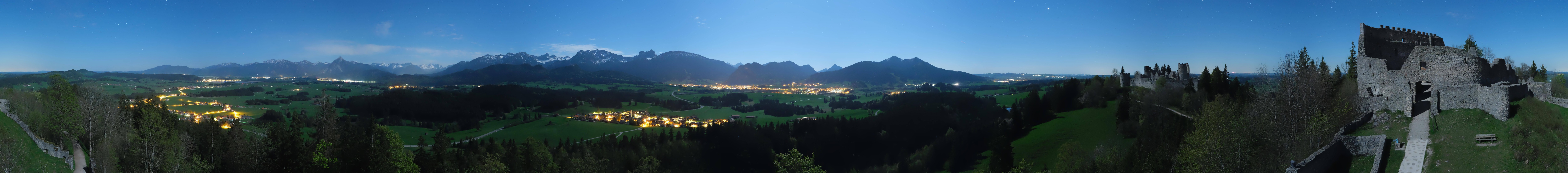 Archived image Webcam View Castle ruins Eisenberg