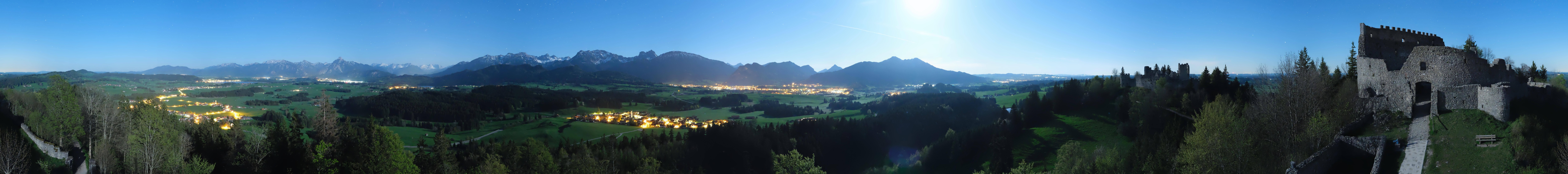 Archived image Webcam View Castle ruins Eisenberg