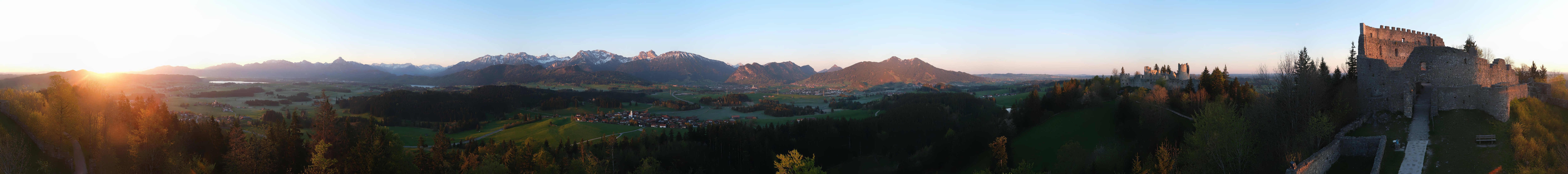 Archived image Webcam View Castle ruins Eisenberg