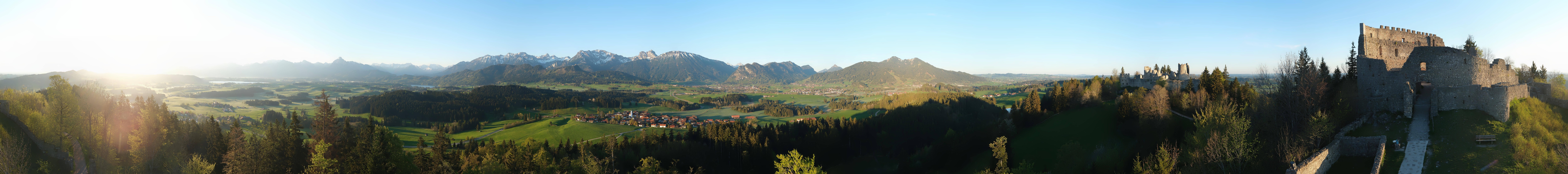 Archived image Webcam View Castle ruins Eisenberg