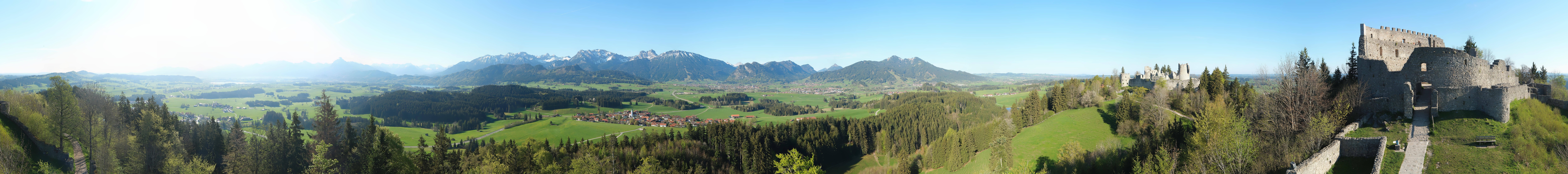 Archived image Webcam View Castle ruins Eisenberg