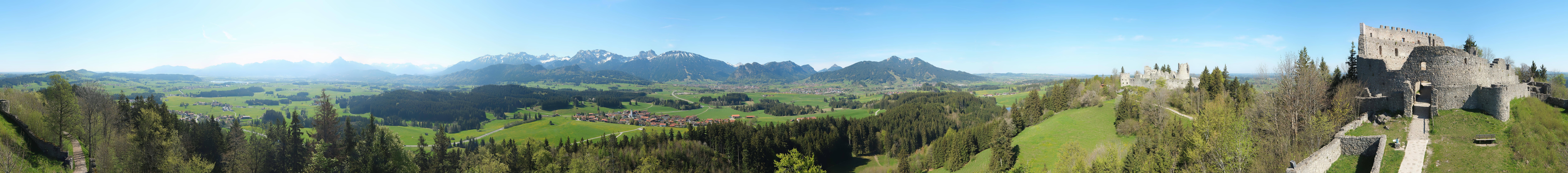 Archived image Webcam View Castle ruins Eisenberg