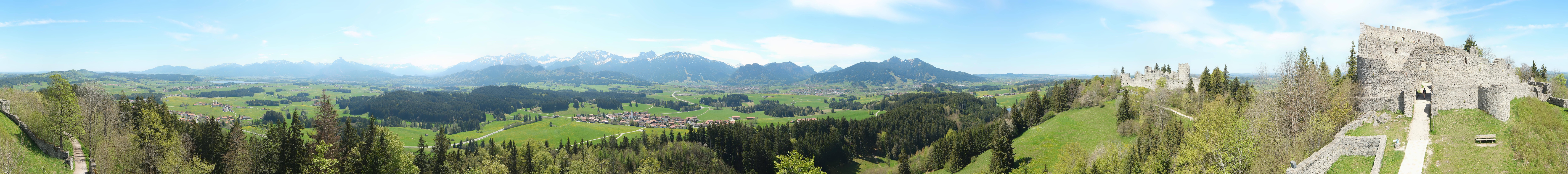 Archived image Webcam View Castle ruins Eisenberg