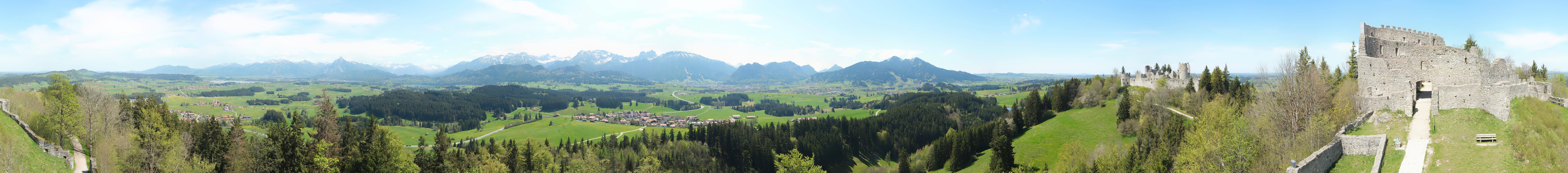 Archived image Webcam View Castle ruins Eisenberg