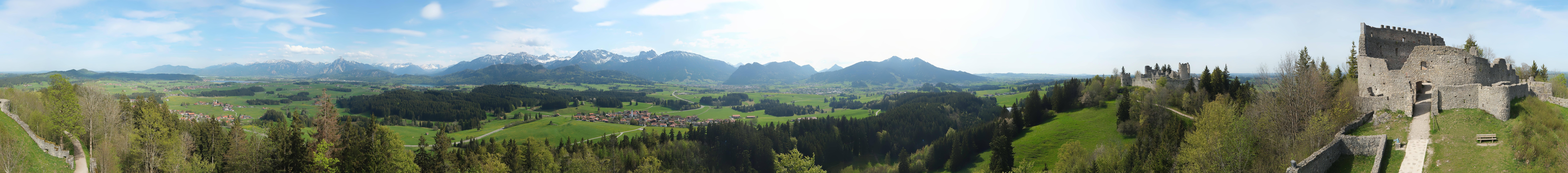 Archived image Webcam View Castle ruins Eisenberg