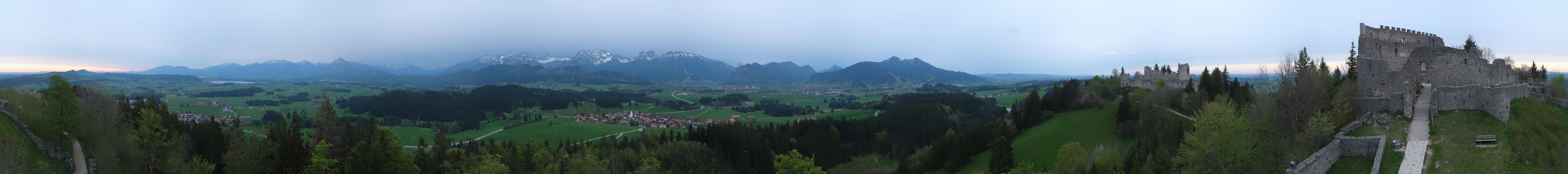 Archiv Foto Webcam Ausblick Burgruine Eisenberg