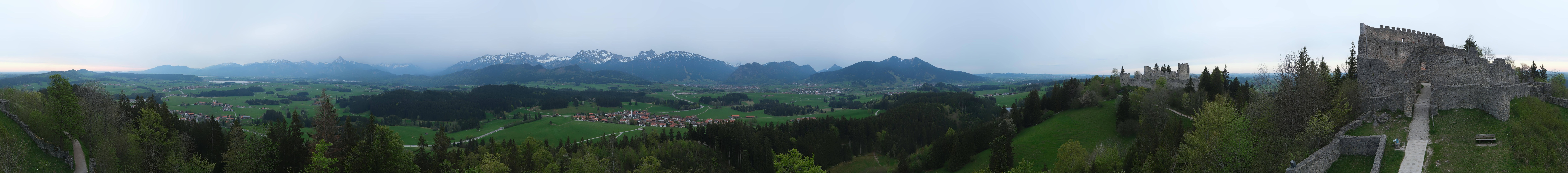 Archiv Foto Webcam Ausblick Burgruine Eisenberg