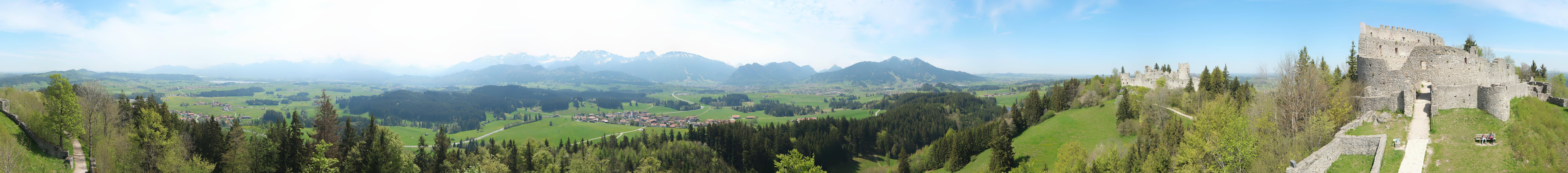 Archiv Foto Webcam Ausblick Burgruine Eisenberg