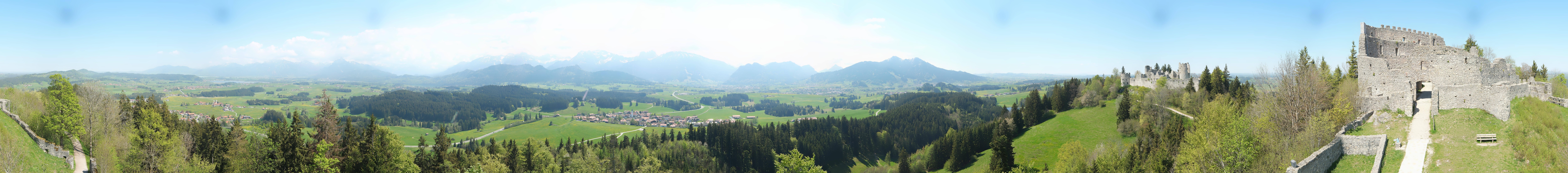 Archiv Foto Webcam Ausblick Burgruine Eisenberg