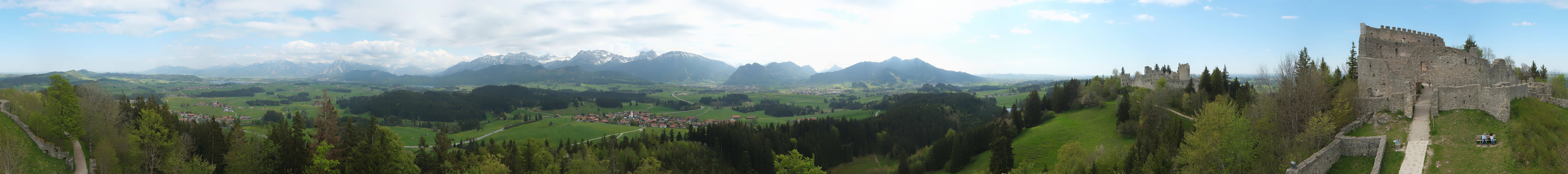 Archiv Foto Webcam Ausblick Burgruine Eisenberg