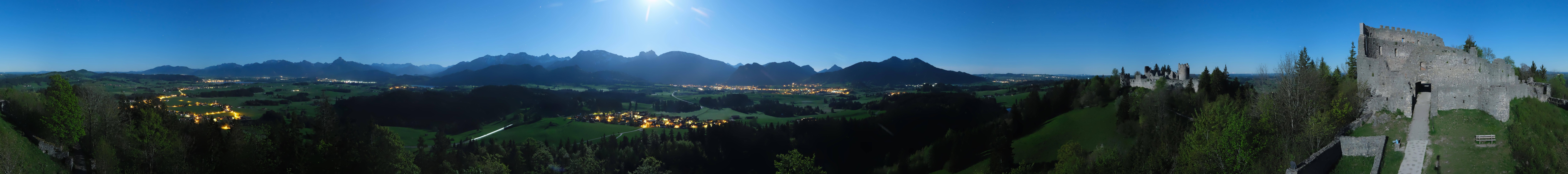 Archiv Foto Webcam Ausblick Burgruine Eisenberg