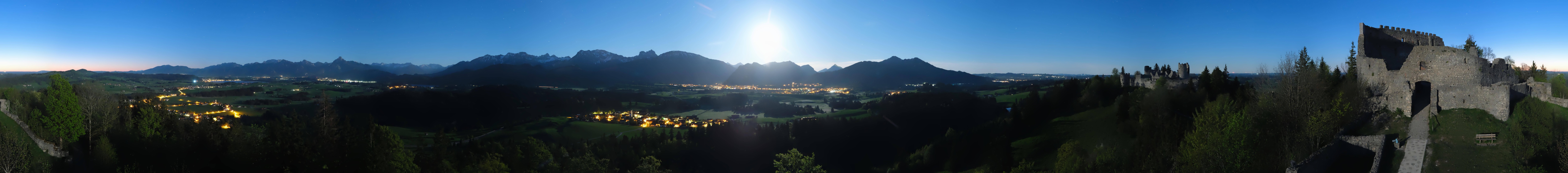 Archiv Foto Webcam Ausblick Burgruine Eisenberg