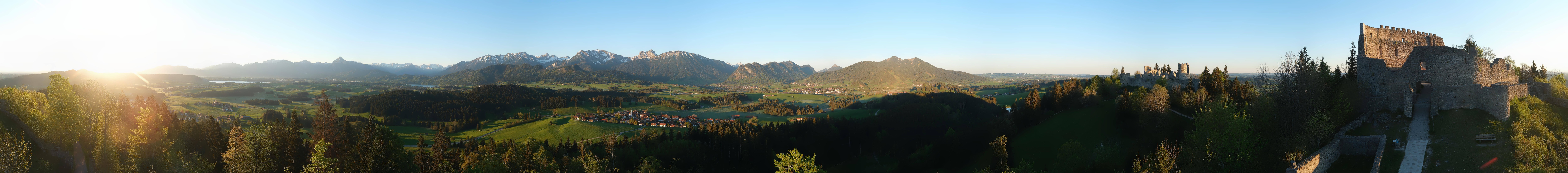 Archiv Foto Webcam Ausblick Burgruine Eisenberg