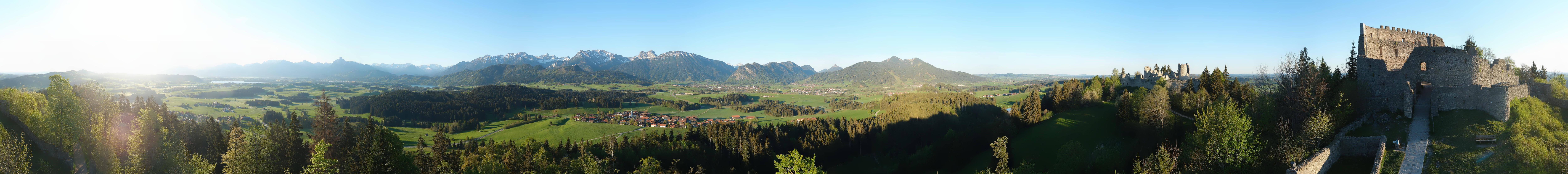 Archiv Foto Webcam Ausblick Burgruine Eisenberg