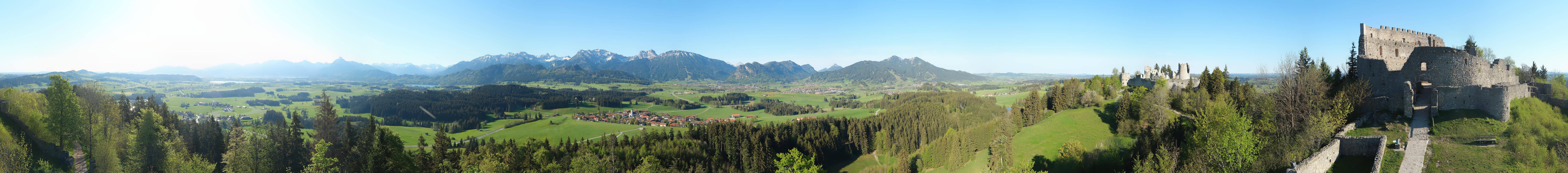 Archiv Foto Webcam Ausblick Burgruine Eisenberg