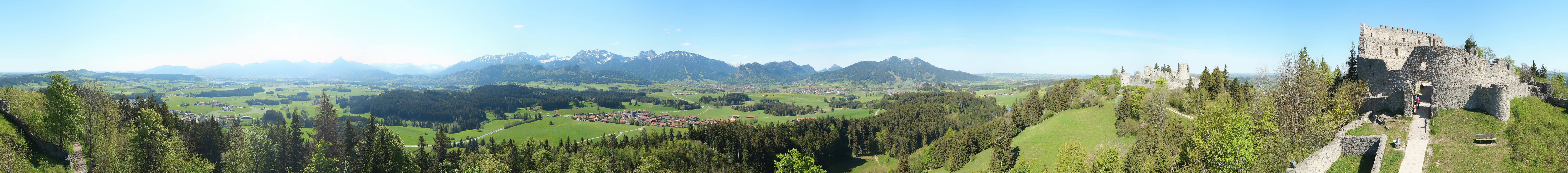 Archiv Foto Webcam Ausblick Burgruine Eisenberg