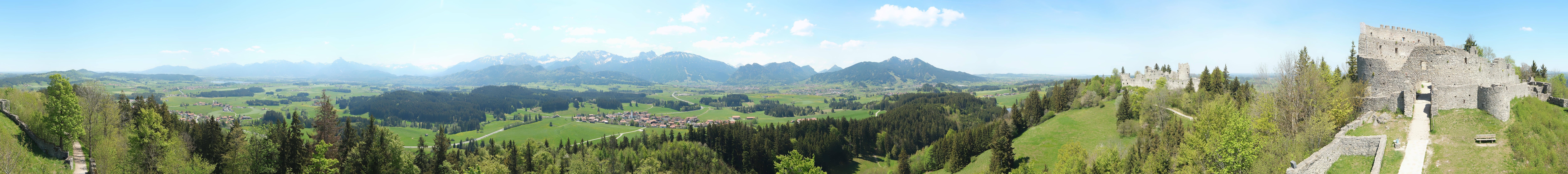 Archiv Foto Webcam Ausblick Burgruine Eisenberg