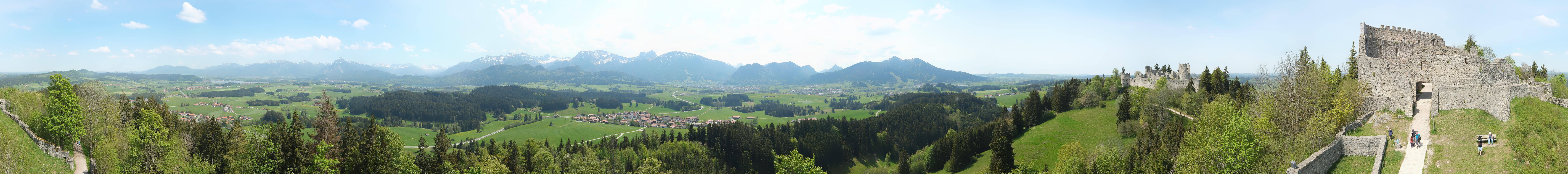 Archiv Foto Webcam Ausblick Burgruine Eisenberg