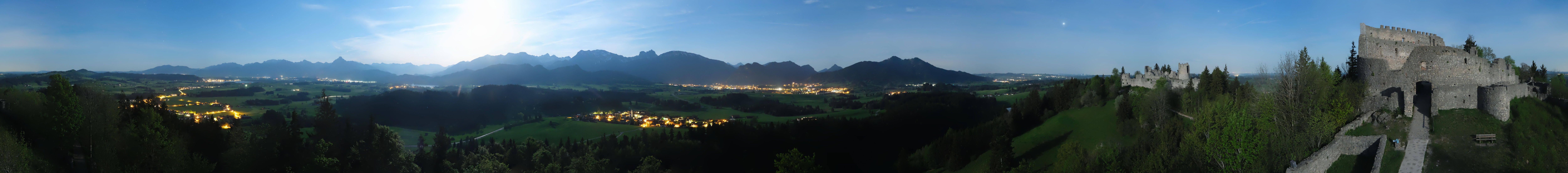 Archiv Foto Webcam Ausblick Burgruine Eisenberg