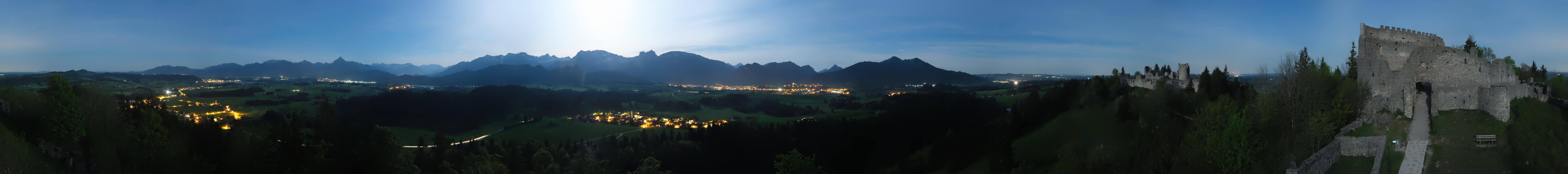 Archiv Foto Webcam Ausblick Burgruine Eisenberg
