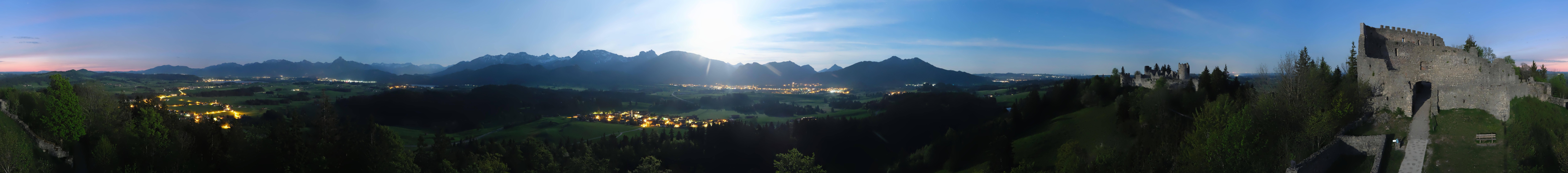 Archiv Foto Webcam Ausblick Burgruine Eisenberg